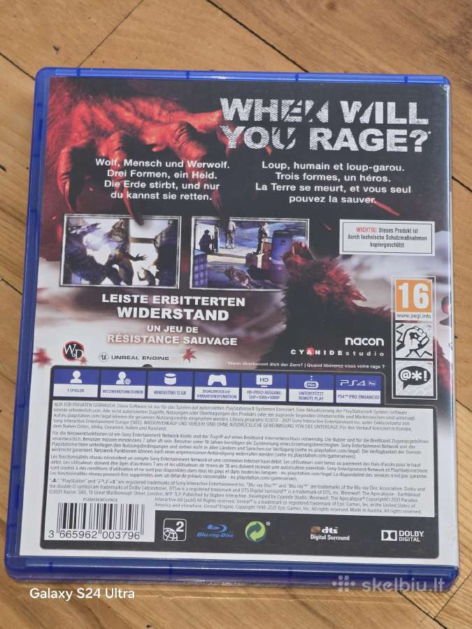 Werewolf The Apocalypse Playstation 4 - nuotraukos Nr. 2