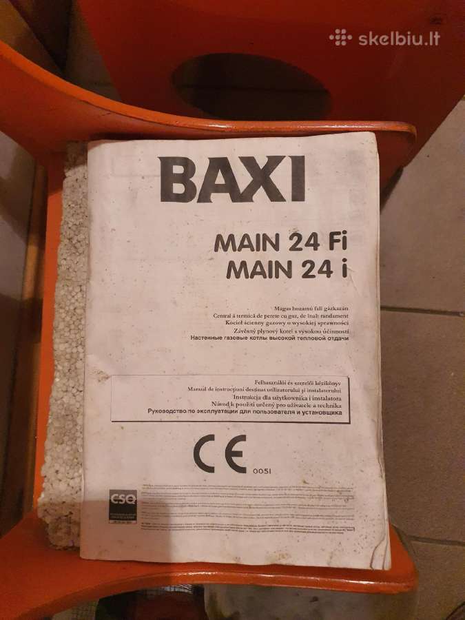 Dujinis katilas baxi Main 24i - nuotraukos Nr. 5