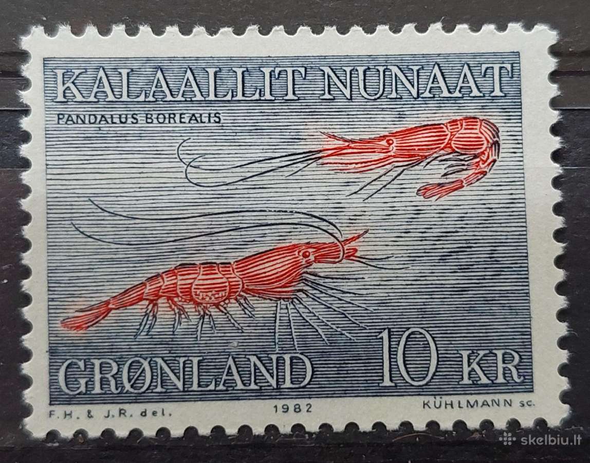 Grenlandija 1982 krevetes, švarus, Michel 133