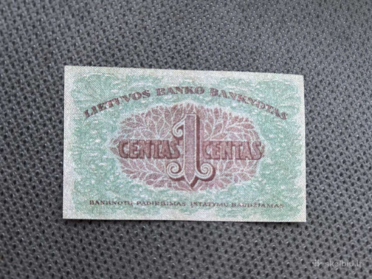1 centas 1922 m. gero stovio - nuotraukos Nr. 2