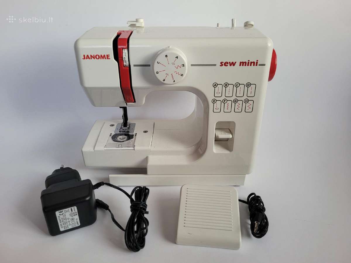 Janome Sew Mini 525 siuvimo mašina su defektu