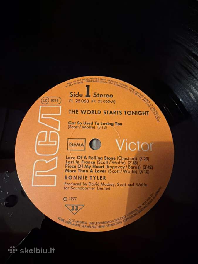 Bonie Tyler “ The World Starts Tonight - nuotraukos Nr. 4