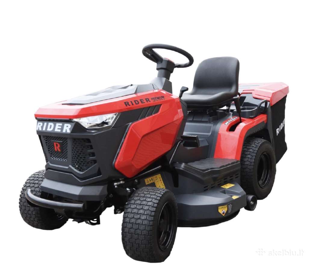 Rider R102-BH vejos traktoriukas su krepšiu