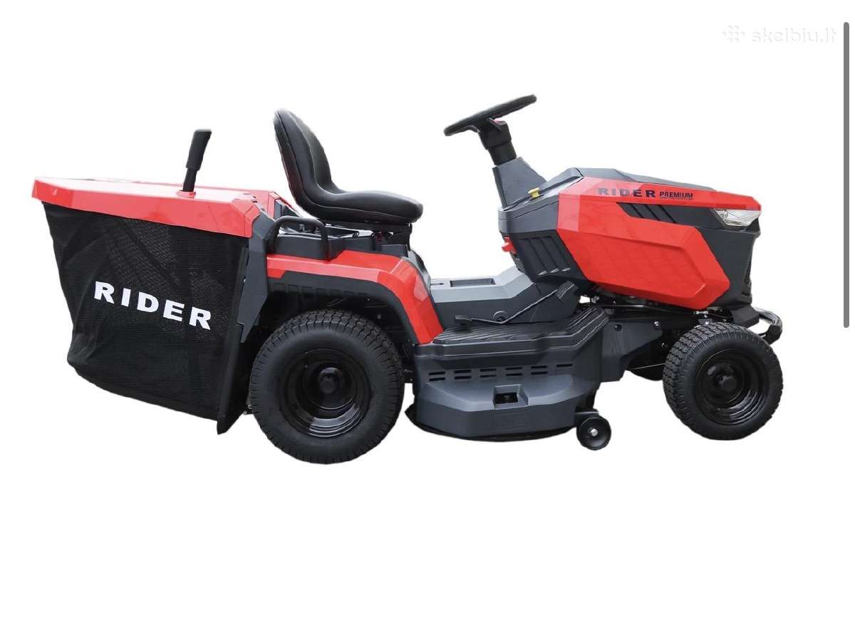 Rider R102-BH vejos traktoriukas su krepšiu - nuotraukos Nr. 8