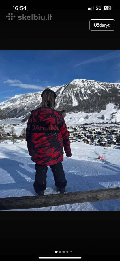 Dc snowboard slidinejimo striuke