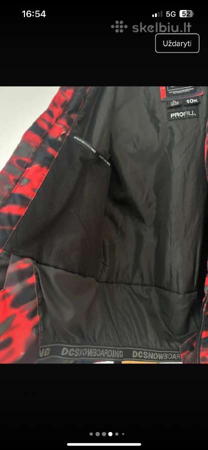 Dc snowboard slidinejimo striuke - nuotraukos Nr. 4