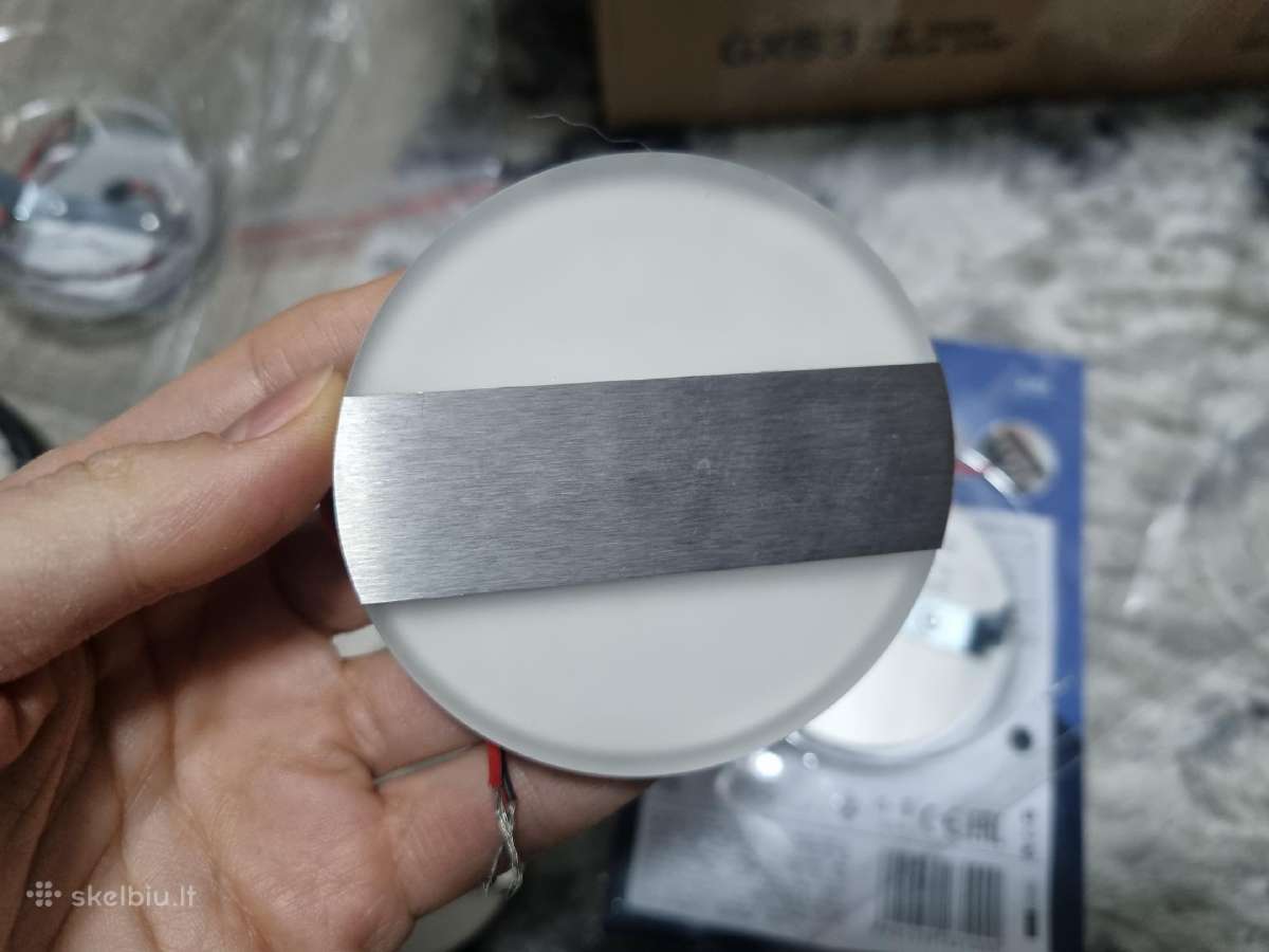 Laiptų LED šviestuvai. 10 eur už 5 vnt.