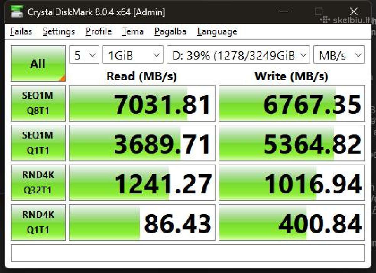 Firecuda 530 4tb nvme SSD Pcie gen 4 - nuotraukos Nr. 3