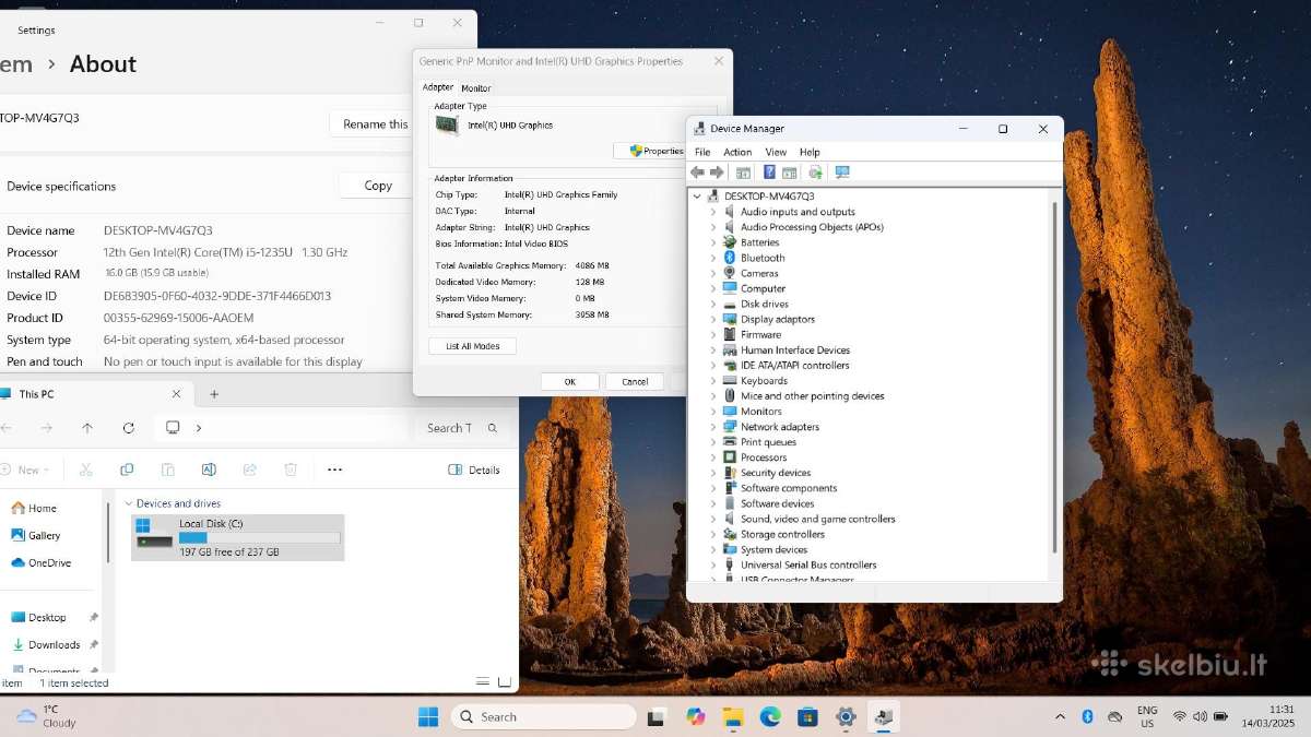 Lenovo V14 G3 i5-1235u 16gb SSD - nuotraukos Nr. 8