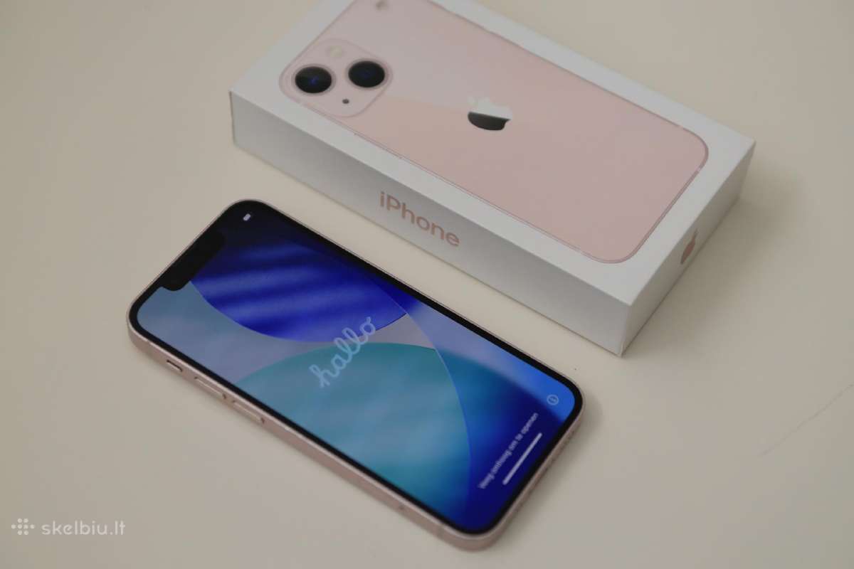 iPhone 13 mini 128gb - naudotas (baterija 81%)