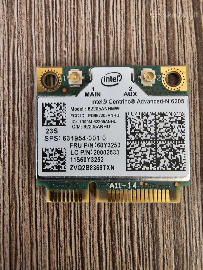 Intel® Centrino® Advanced-n 6205, Dual Band - 5eur