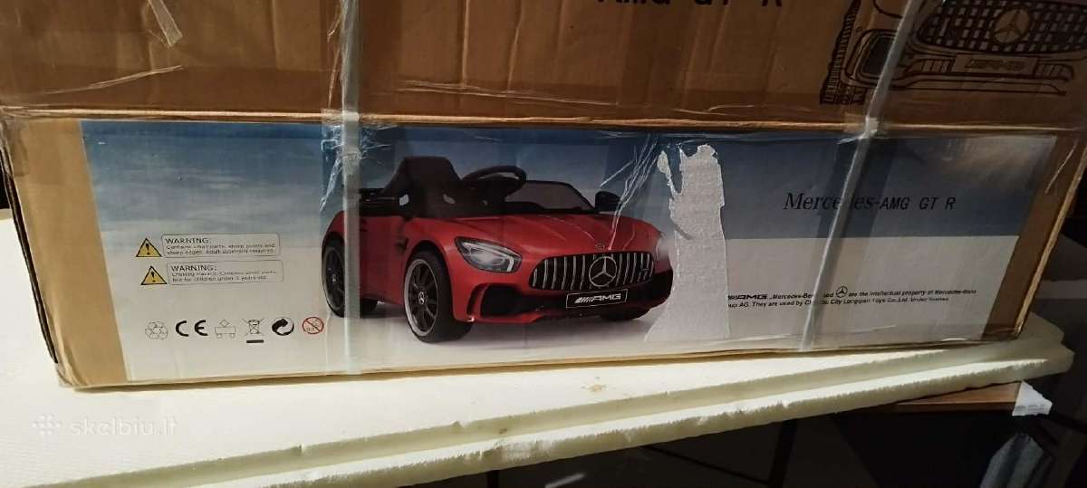 Elektromobilis Mersedes Amg GT R Juodas