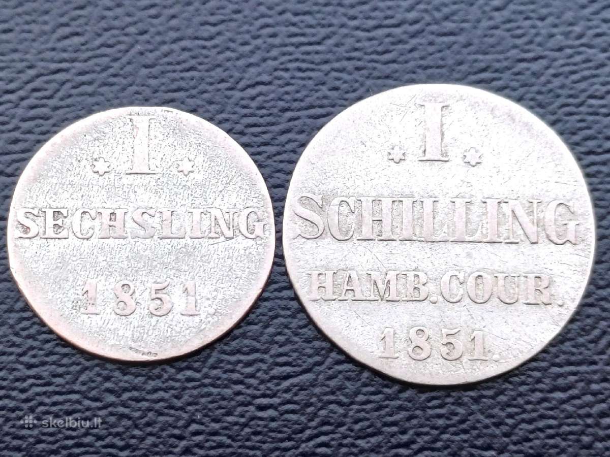 Hamburgas 1851m. Sidabras