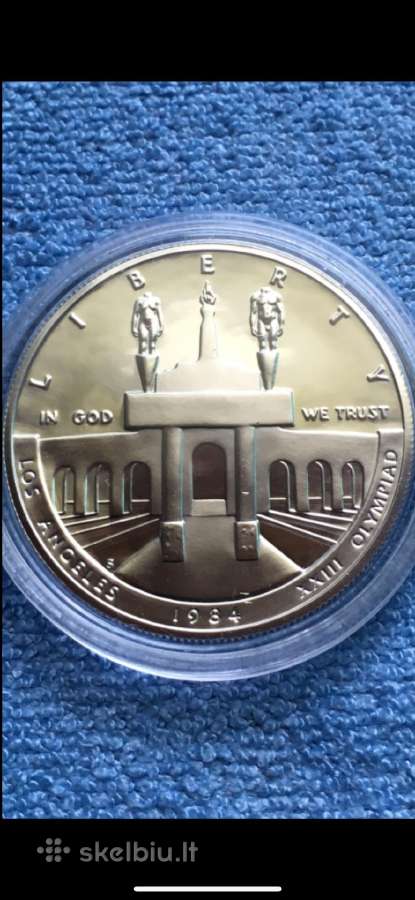 Moneta Usa 1984m. 1 dollar, sidabras(.900)
