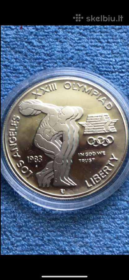 Moneta Usa 1983m. 1 dollar, sidabras(.900)