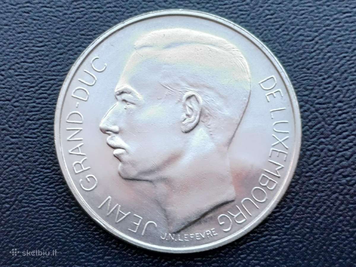 100 frankų 1964m. Liuksemburgas 18g.sidabras 835 - nuotraukos Nr. 2
