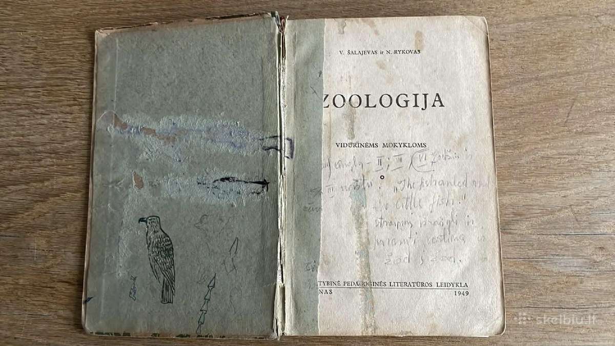 Zoologija vidurinėms mokykloms 1949m. - nuotraukos Nr. 2
