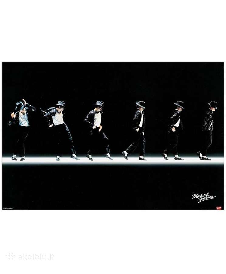 Michael Jackson Moonwalk Plakatas 60x90