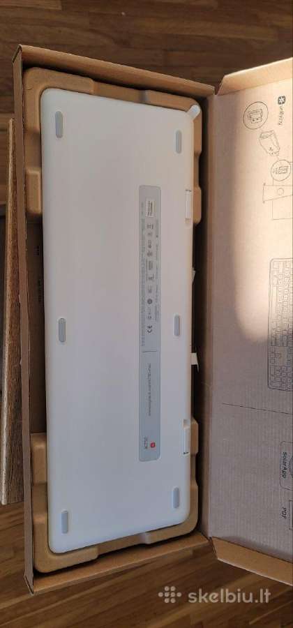 Logitech K750 Wireless Solar klaviatūra balta Mac - nuotraukos Nr. 4