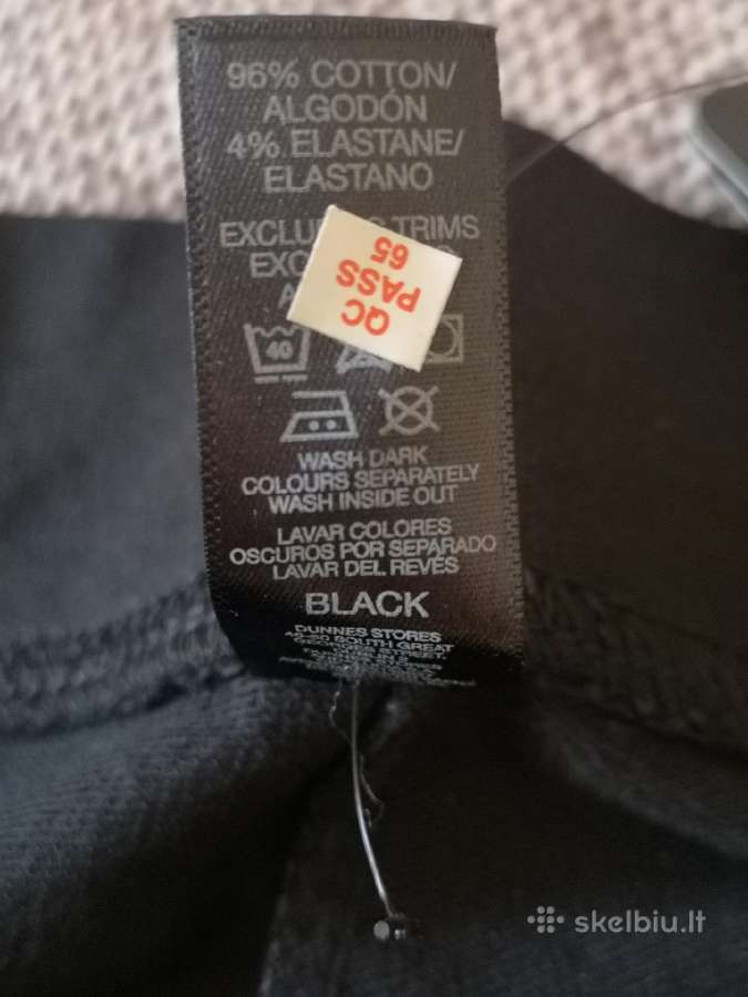 Dunnes naujos juodos tiesios sportinės kelnės - nuotraukos Nr. 7