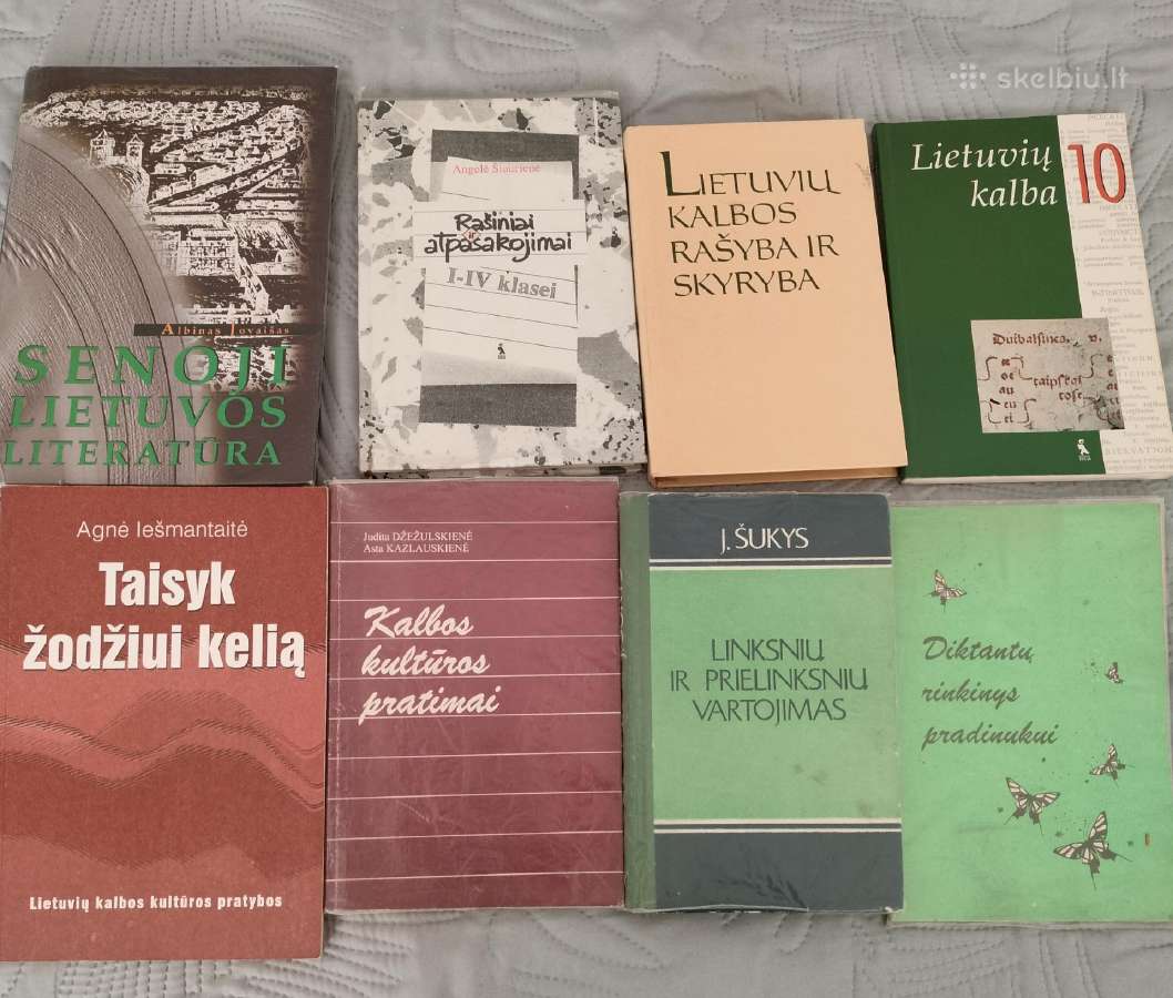 Lietuvių kalbos mokyklines knygos