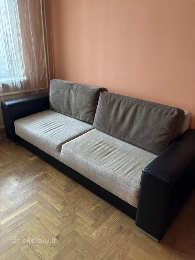 Išskleidžiama sofa su daiktų dėže, 200*150