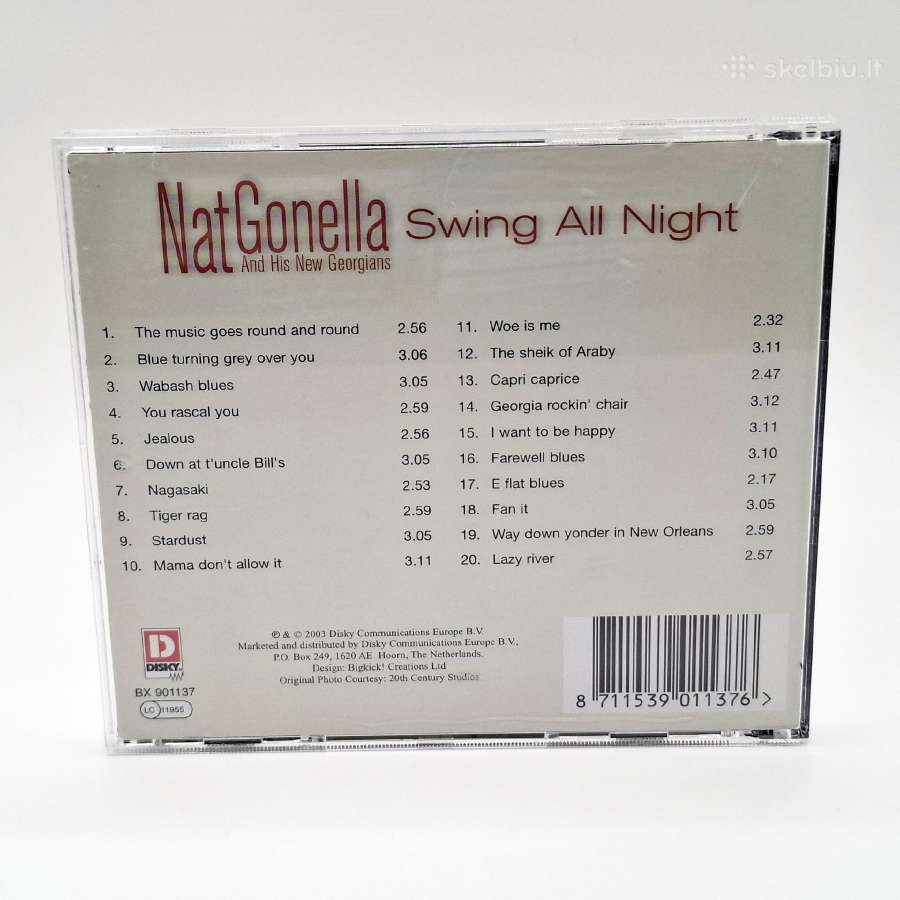Nat Gonella - Swing All Night Cd1 (CD, rinkinys) - nuotraukos Nr. 2
