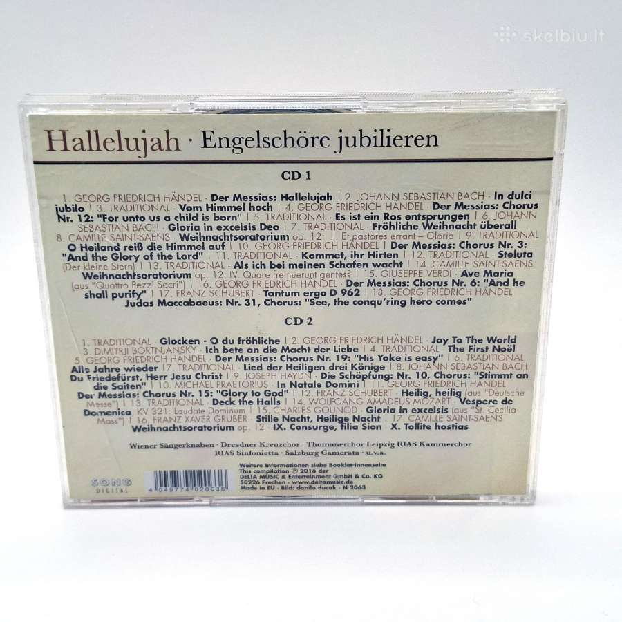 Bach -Hallelujah - Engelschore Jubilieren (2 x CD) - nuotraukos Nr. 2