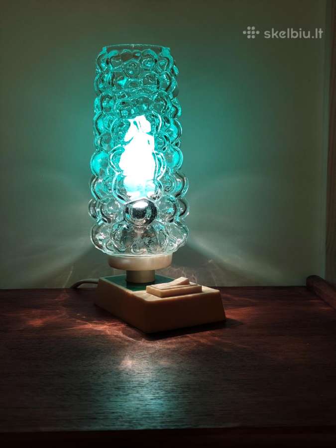 Vintažiniai "bubble glass" stiliaus šviestuvai - nuotraukos Nr. 3