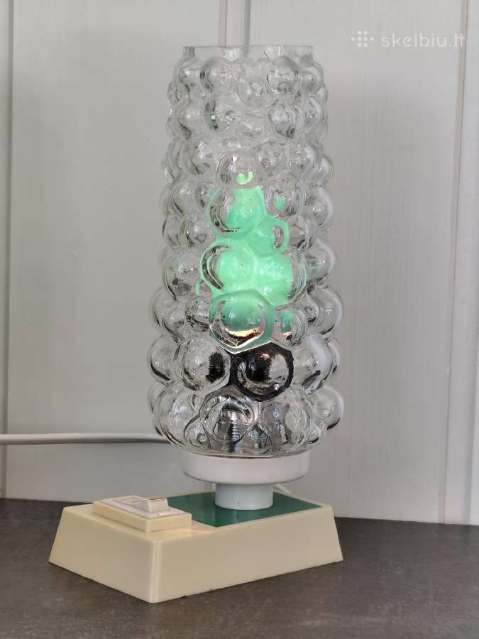 Vintažiniai "bubble glass" stiliaus šviestuvai - nuotraukos Nr. 4