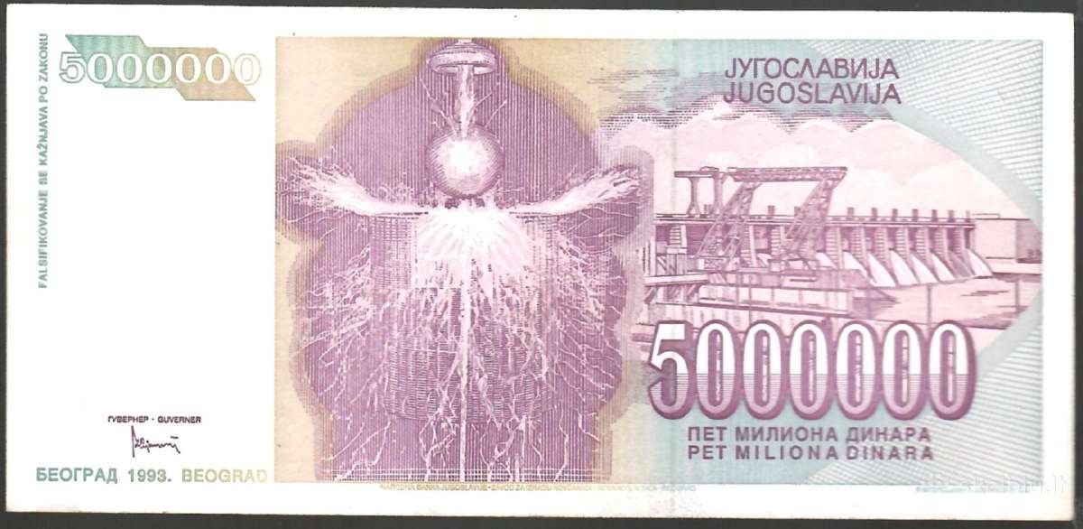 Jugoslavijos banknotai - nuotraukos Nr. 14