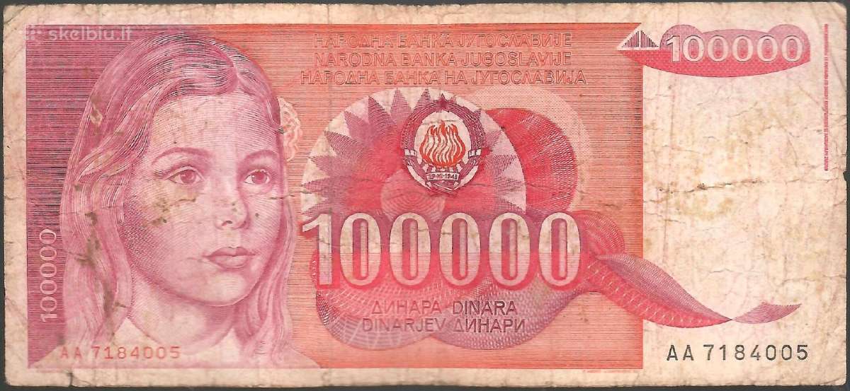 Jugoslavijos banknotai - nuotraukos Nr. 23