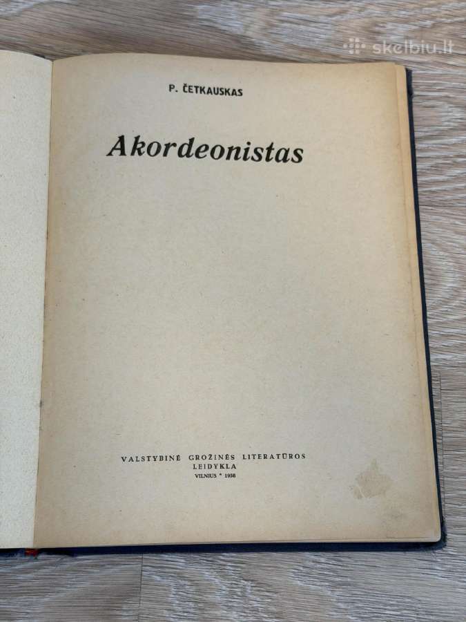 Povilas Četkauskas Akordeonistas knyga - nuotraukos Nr. 4
