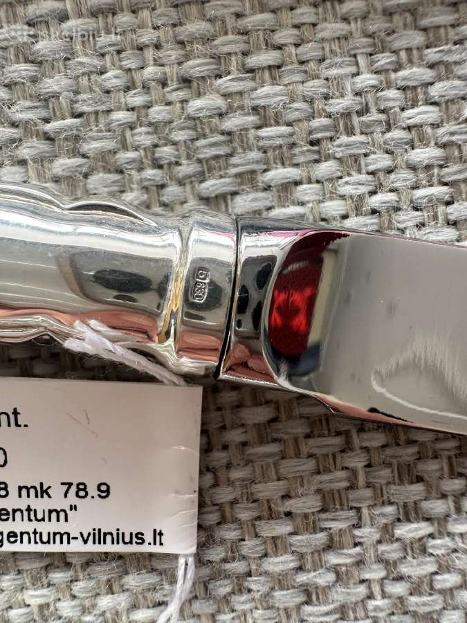 Sidabriniai peiliai, nauji. Komplekte 6vnt. Ag 830 - nuotraukos Nr. 5