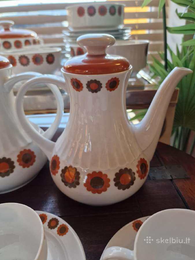 Vintažinis mid century 70 dalių pietų servizas - nuotraukos Nr. 22