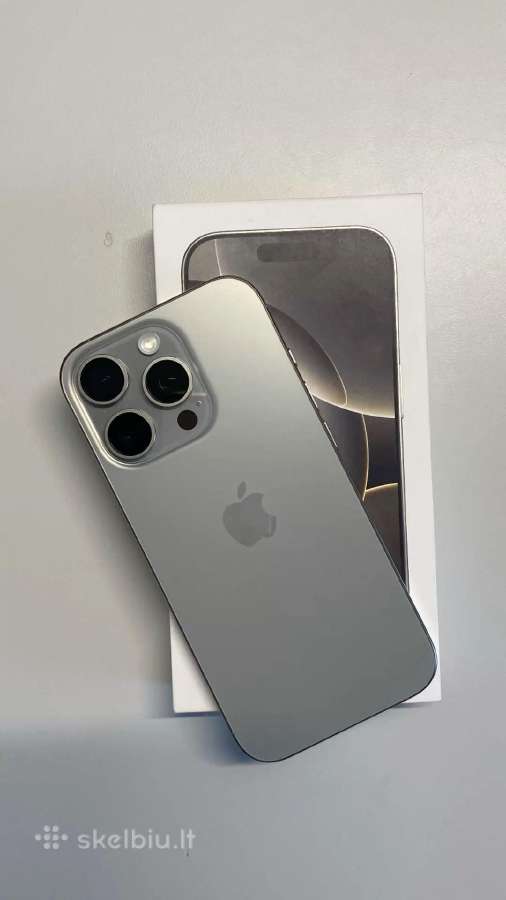 Ieškau pirkti iPhone 16pro titanium