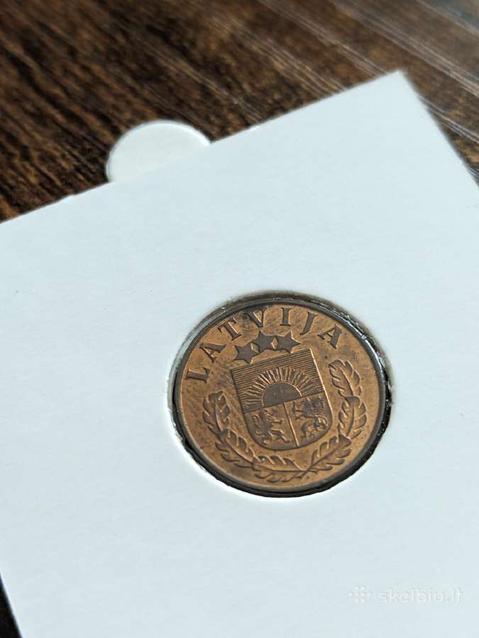 Latvija 1 santimas, 1939 - nuotraukos Nr. 2
