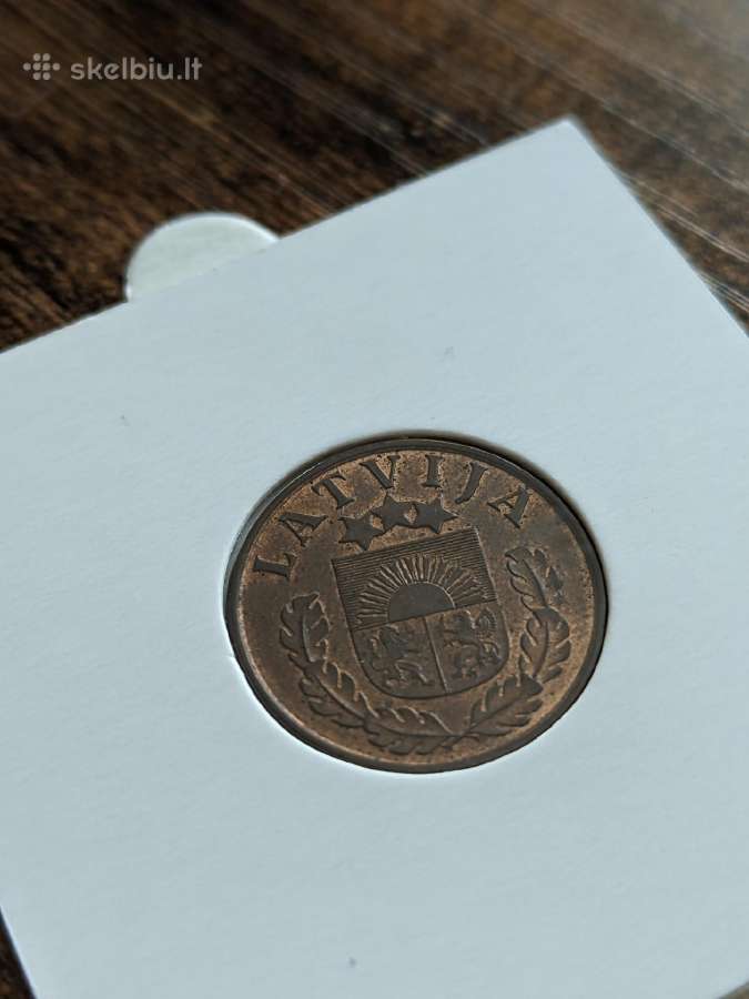 Latvija 2 santimai, 1939 - nuotraukos Nr. 2