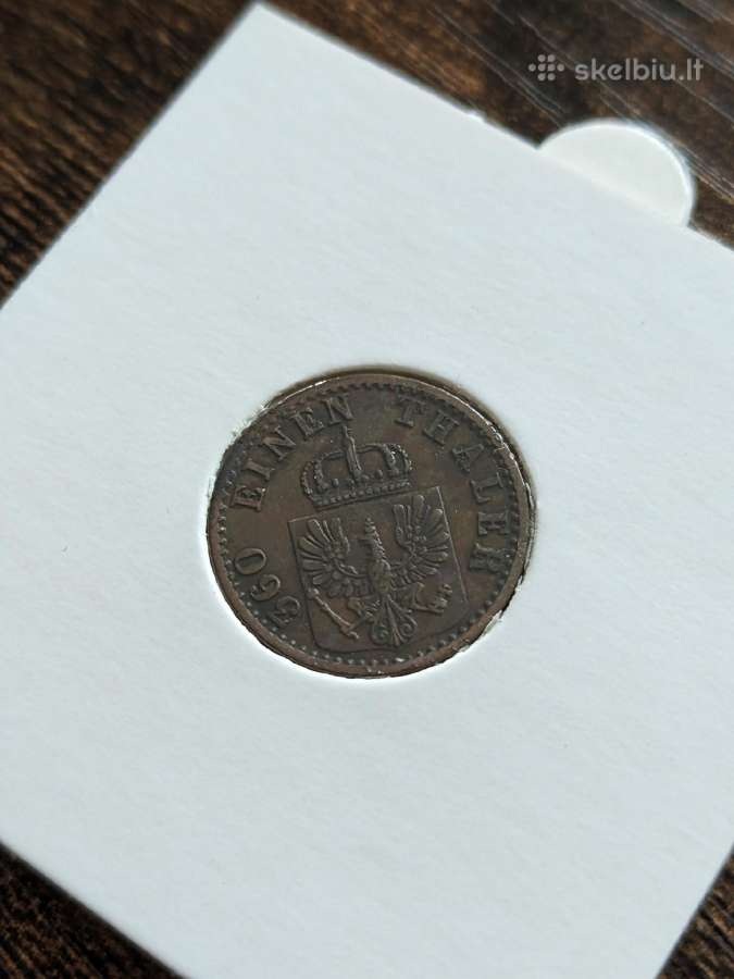 Prūsija 1 pfenigas, 1871 C - nuotraukos Nr. 2