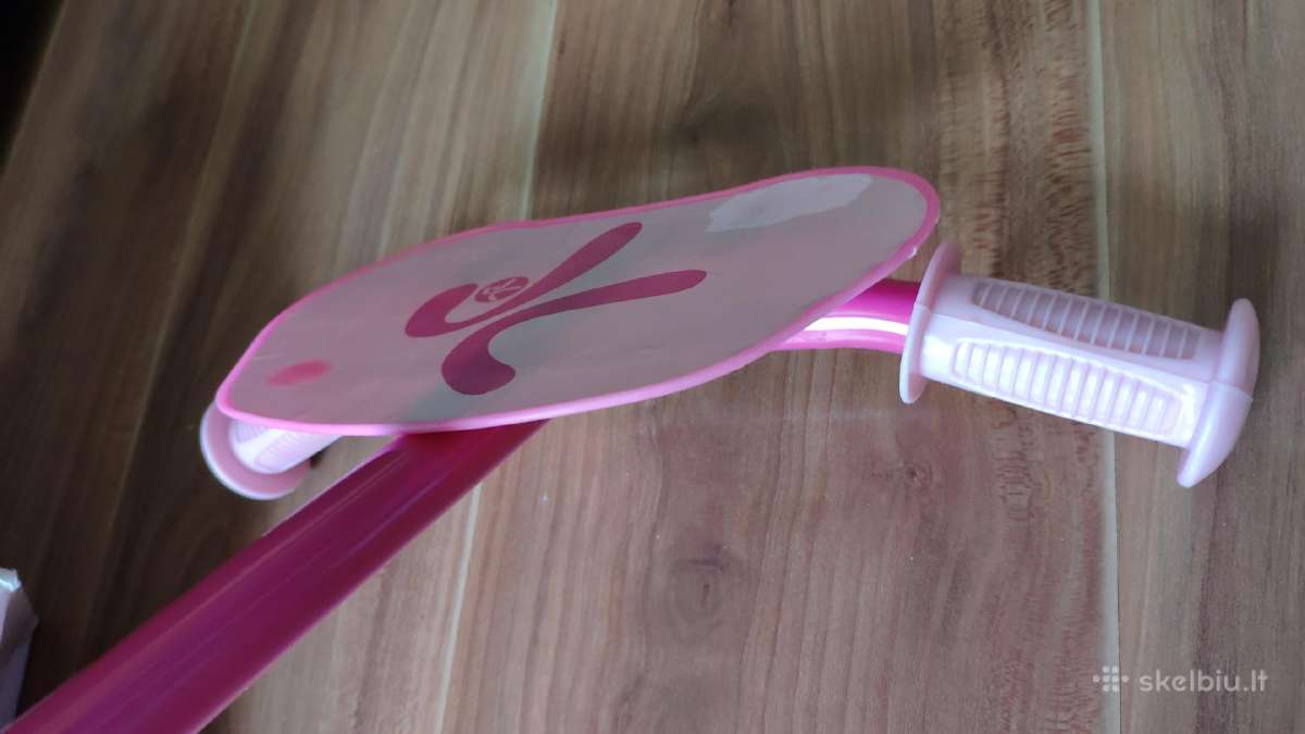 Vaikiškas paspirtukas Kiddy – rožinis. Naujas.19€ - nuotraukos Nr. 8