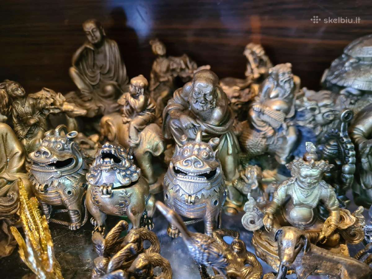 Bronzinės statuleles/natūralus akmenys - nuotraukos Nr. 8
