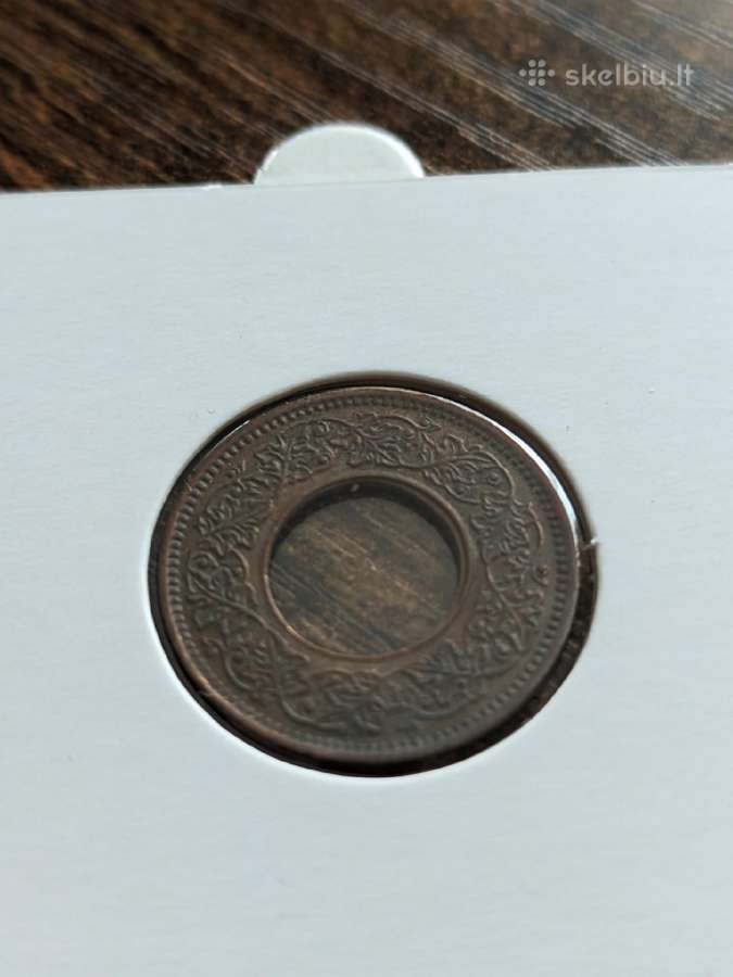 Indija - Britų 1 paisa, 1945 - nuotraukos Nr. 2