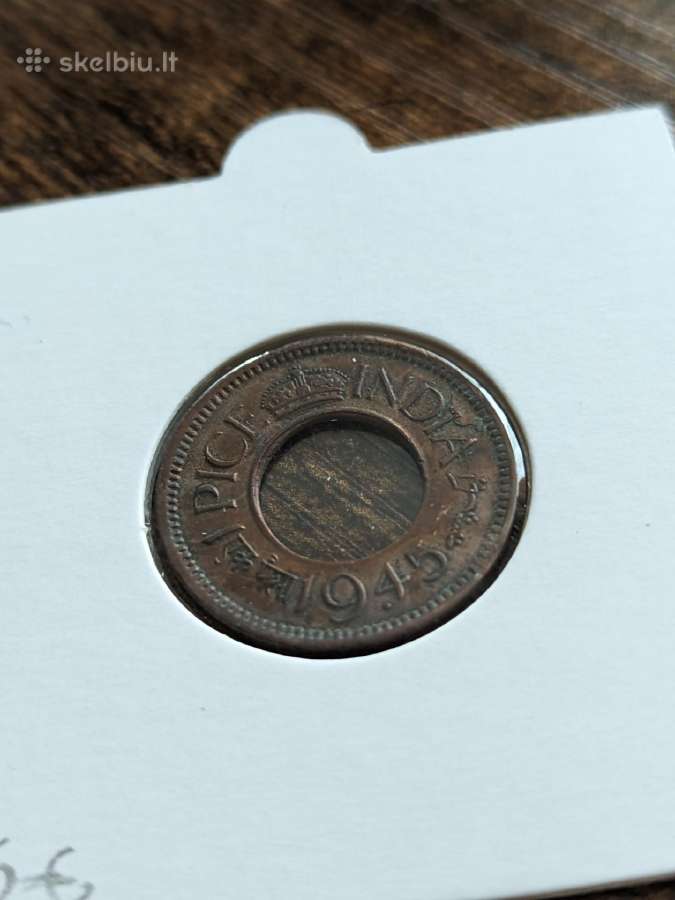 Indija - Britų 1 paisa, 1945