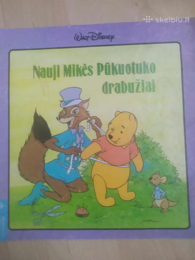 W. Disney "Nauji Mikės Pūkuotuko drabužiai"