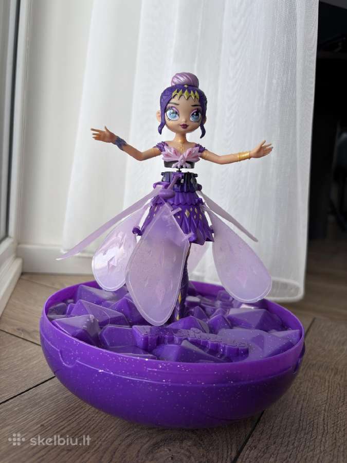 Skraidanti lėlytė Crystal Flyers, violetinė