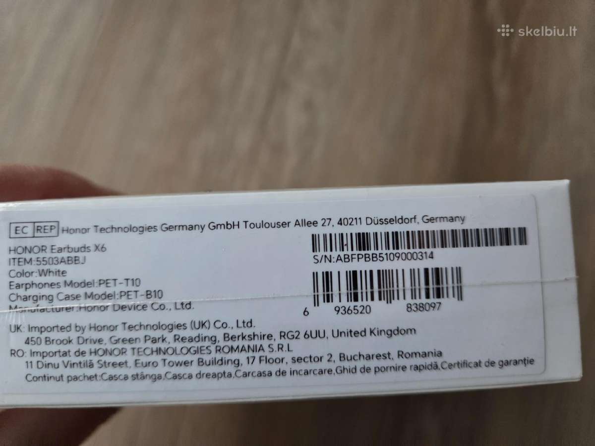 Huawei Honor X6 Lenovo E310 Ausinės - nuotraukos Nr. 3