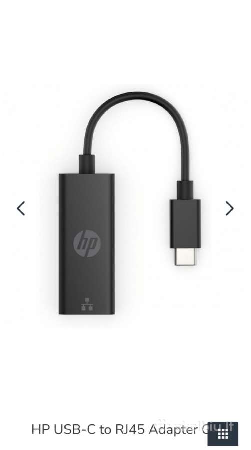 Hp originalus adapteris Type-c į Lan