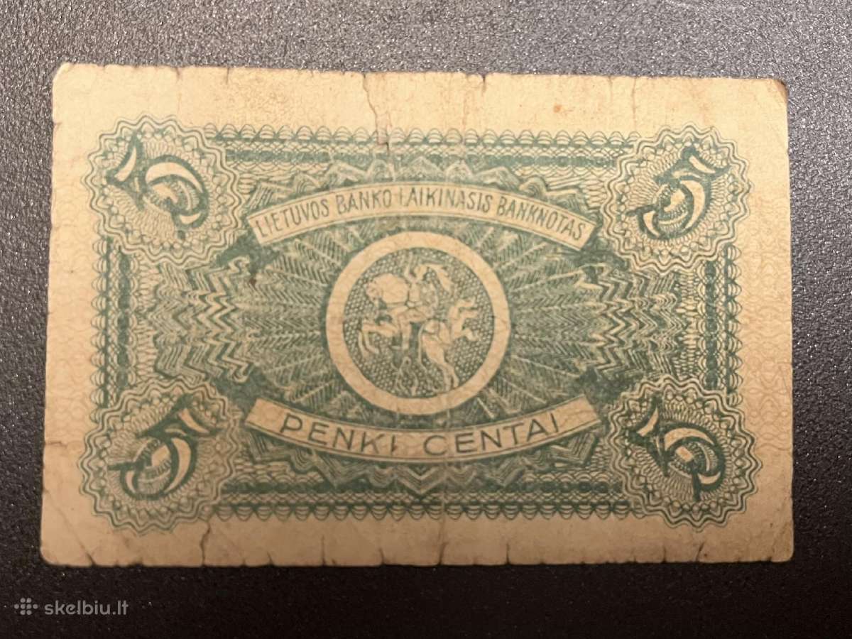5 centai 1922 m. - nuotraukos Nr. 2