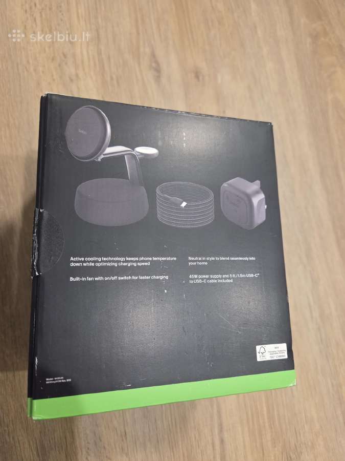 Belkin Qi2 25w Ultracharge Pro / Anker 45w Usb-c - nuotraukos Nr. 7