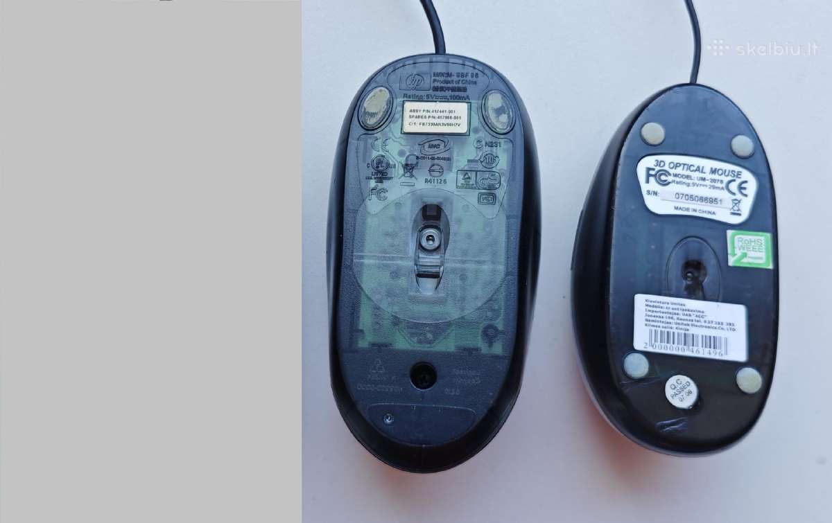 Pelės (Usb, Ps2, Vintage) - nuotraukos Nr. 5